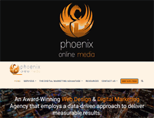 Tablet Screenshot of phoenixonlinemedia.com
